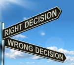 Right or wrong decision