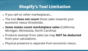Shopify Tool Limitation