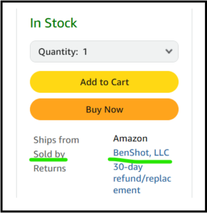 Amazon Sold By Name