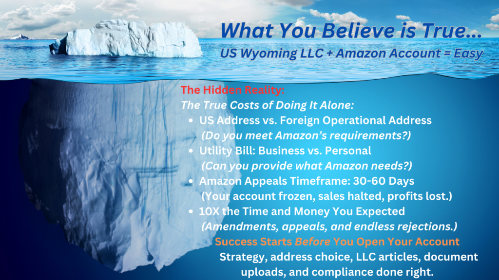 Amazon account verfication for non-residents