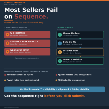 TikTok Shop Sequence Verified Expansion NCP