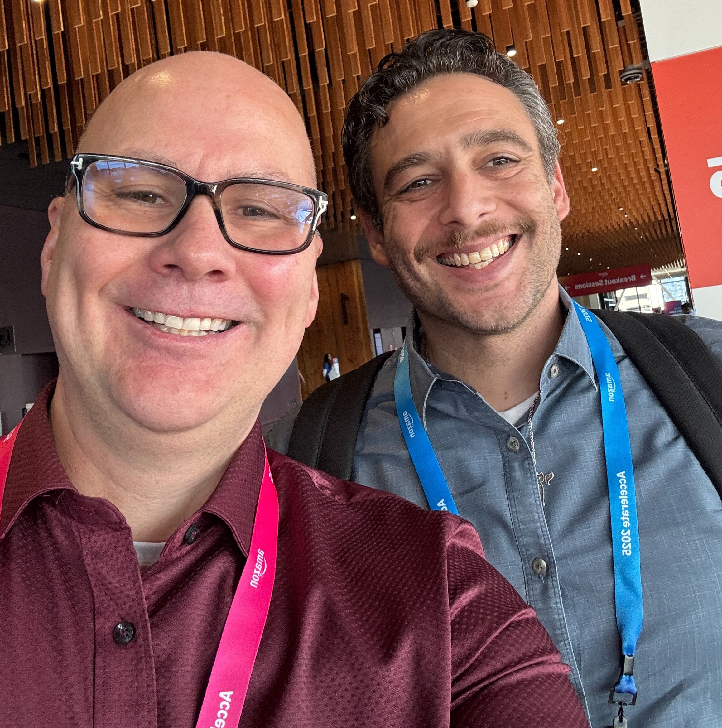 Scott with Paul Somerstein at Amazon Accelerate